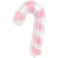 Pink Candy Cane Large Balloon 